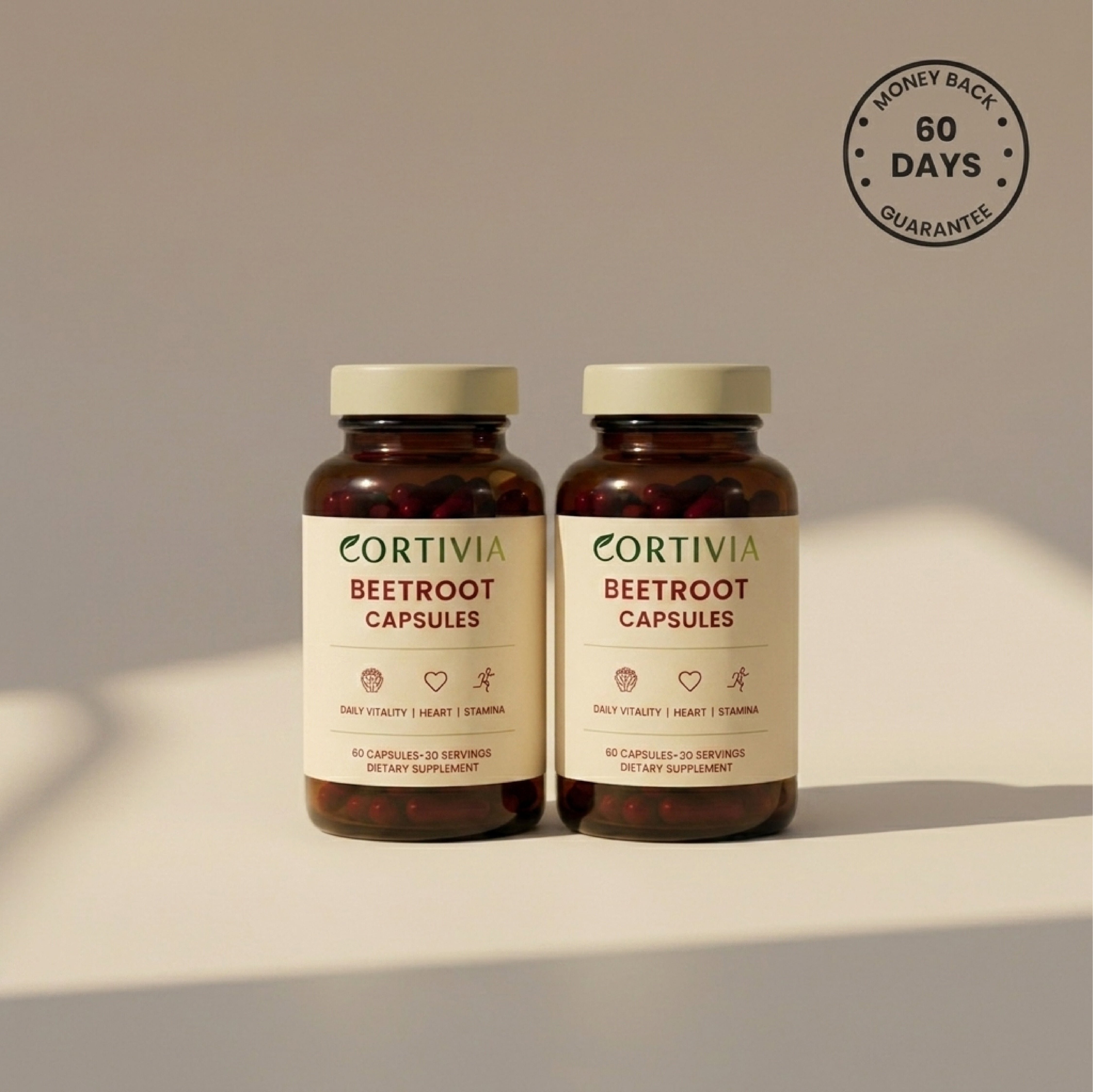 Cortivia Organic Beetroot Capsules