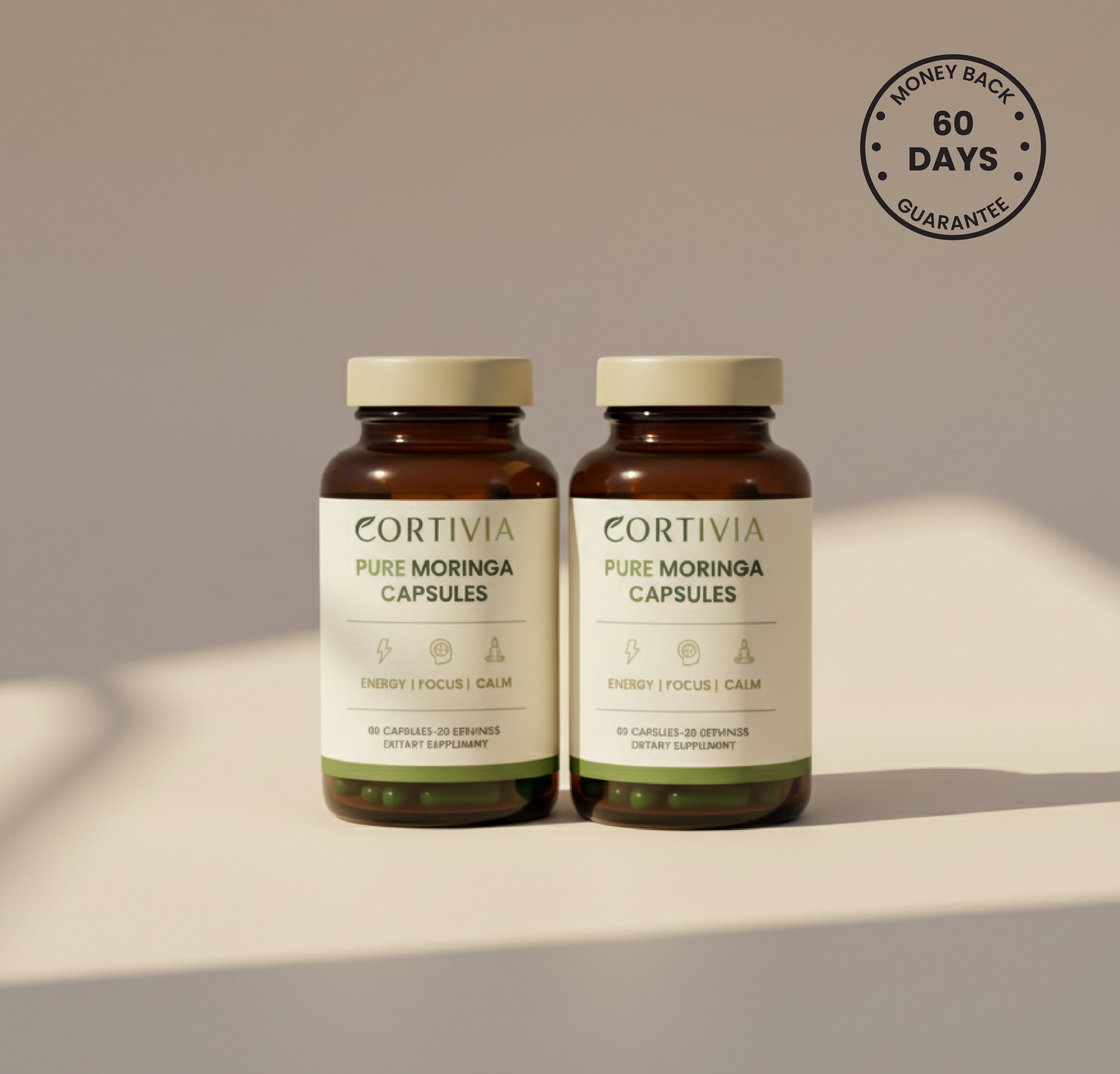 CORTIVIA PURE MORINGA CAPSULES