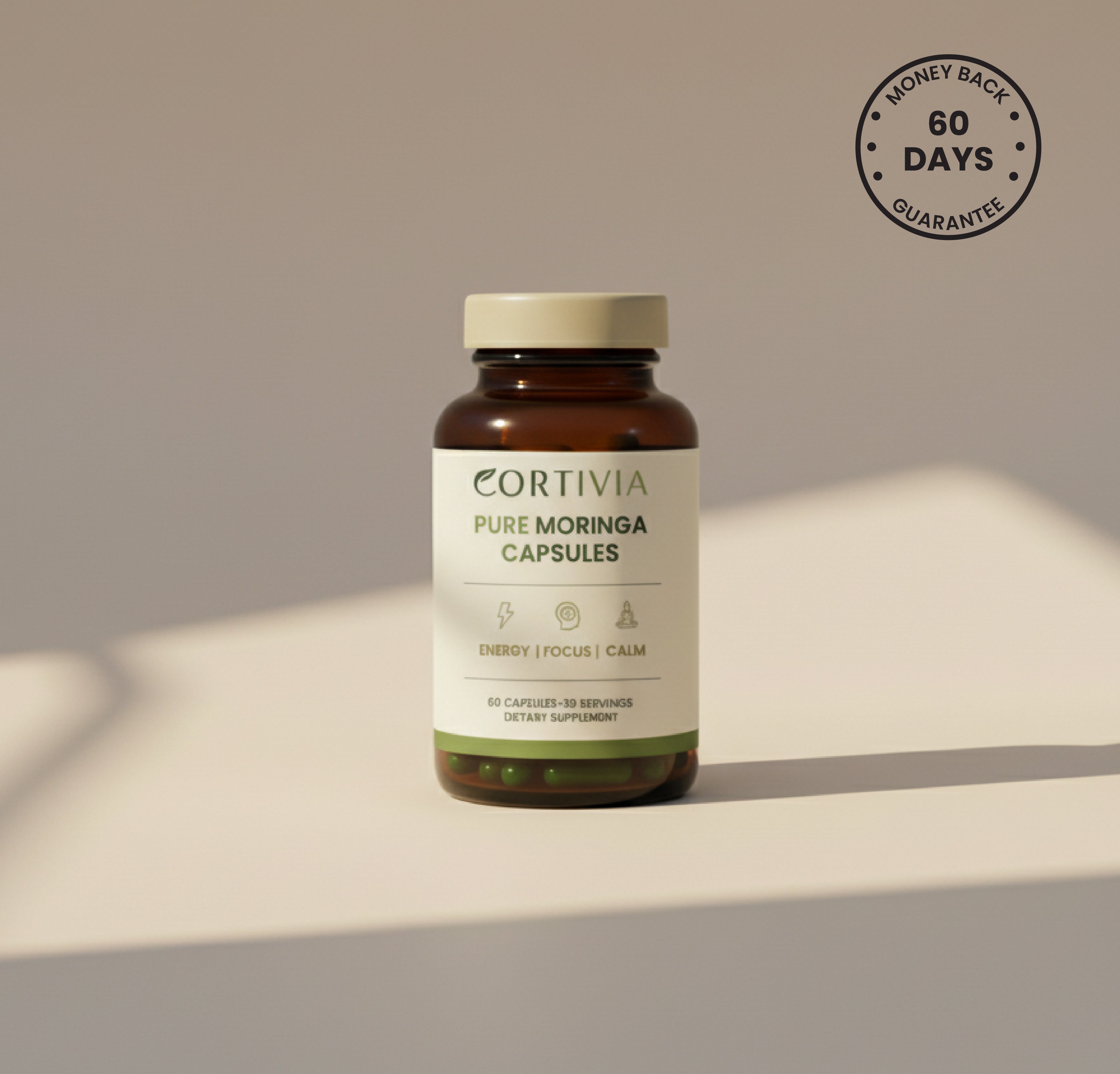CORTIVIA PURE MORINGA CAPSULES