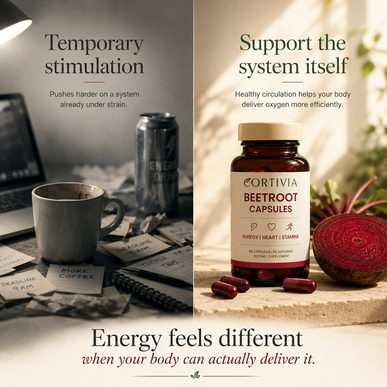 Cortivia Organic Beetroot Capsules
